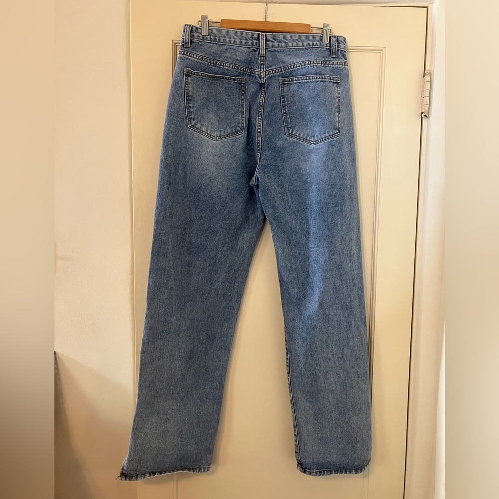 PrettyLittleThing Split Leg Jeans 16 UK/12 US - Picture 4 of 11